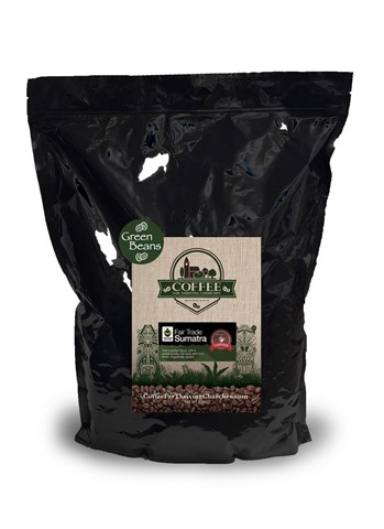 Green Beans 10lb Bag: Sumatra Fair Trade Origin