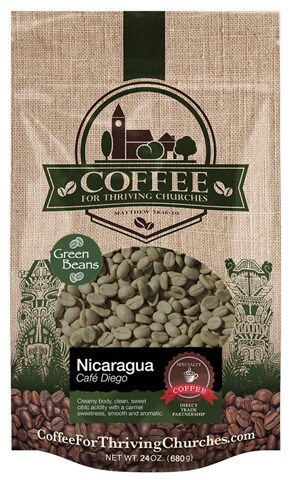 Green Beans 1.5lb Bag: Nicaragua Caf&#233; Diego